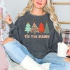 Simply Sage Market Women's Garment Dyed Graphic Sweatshirt Tis The Season Trees Grunge - 2 of 2