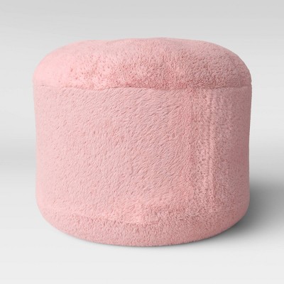 pink pouf ottoman target