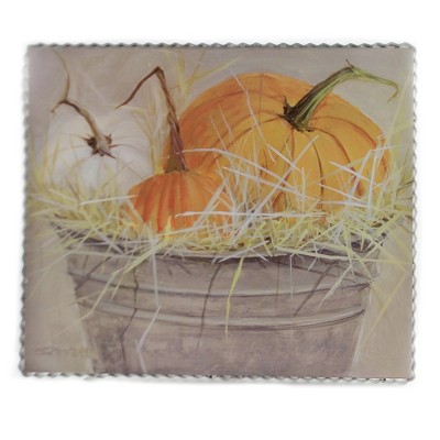 Fall 12.0" Bucket Of Pumpkins Print Thanksgiving  -  Wall Sign Panels