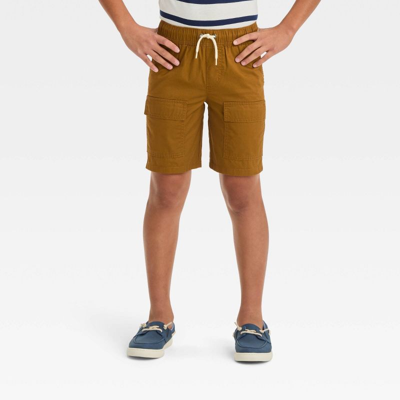 Boys' Relaxed 'At the Knee' Pull-On Cargo Shorts - Cat & Jack™, 1 of 7