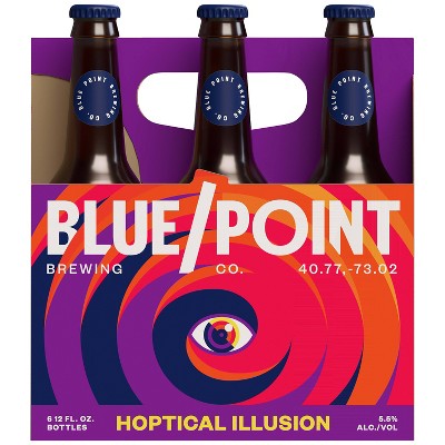 Blue Point Hoptical Illusion IPA Beer - 6pk/12 fl oz Cans