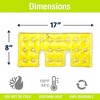 Instant Heat Reusable Shoulder & Neck Snap Warmer – Yellow – Heat Therapy for Muscle Relief - 2 of 4
