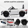 12V Ride on Sports Car for Kids, Licensed Aston Martin Battery Powered Car Toddles, Ride on Toy with RC, Horn, Soft Start - 3 of 4
