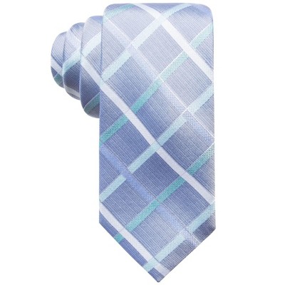 Ryan Seacrest Mens Rompaey Check Self-tied Necktie
