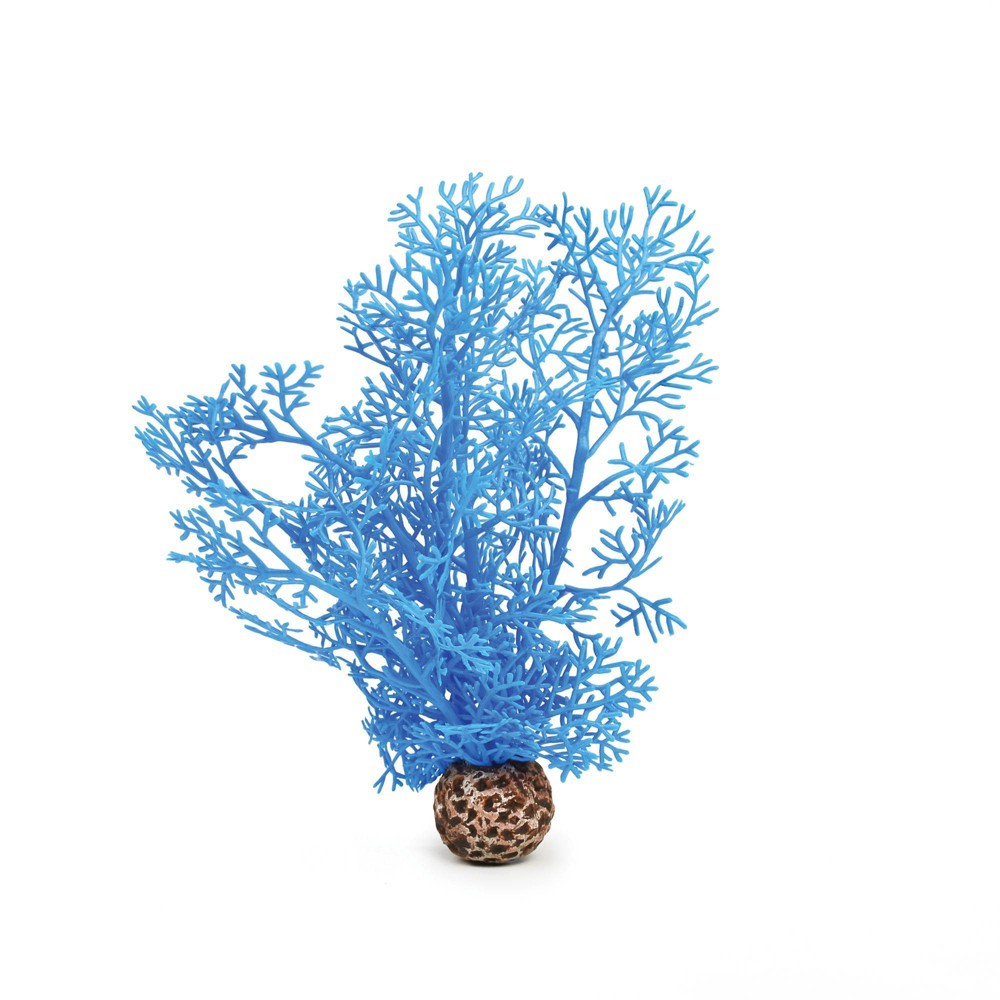 Photos - Aquarium Decoration BiOrb Sea Fan Aquarium Artificial Plants - Blue - S 