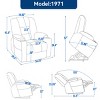 Power Lift Recliner Chair with Massage & Heat, 34" Wide Heavy Duty Recliner with USB, Type C Ports & Cup Holders for Living Room-3irtyhousy - 4 of 4