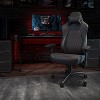 Flash Furniture Falco Ergonomic High Back Adjustable Gaming Chair with 4D Armrests, Headrest Pillow, and Adjustable Lumbar Support - 2 of 4