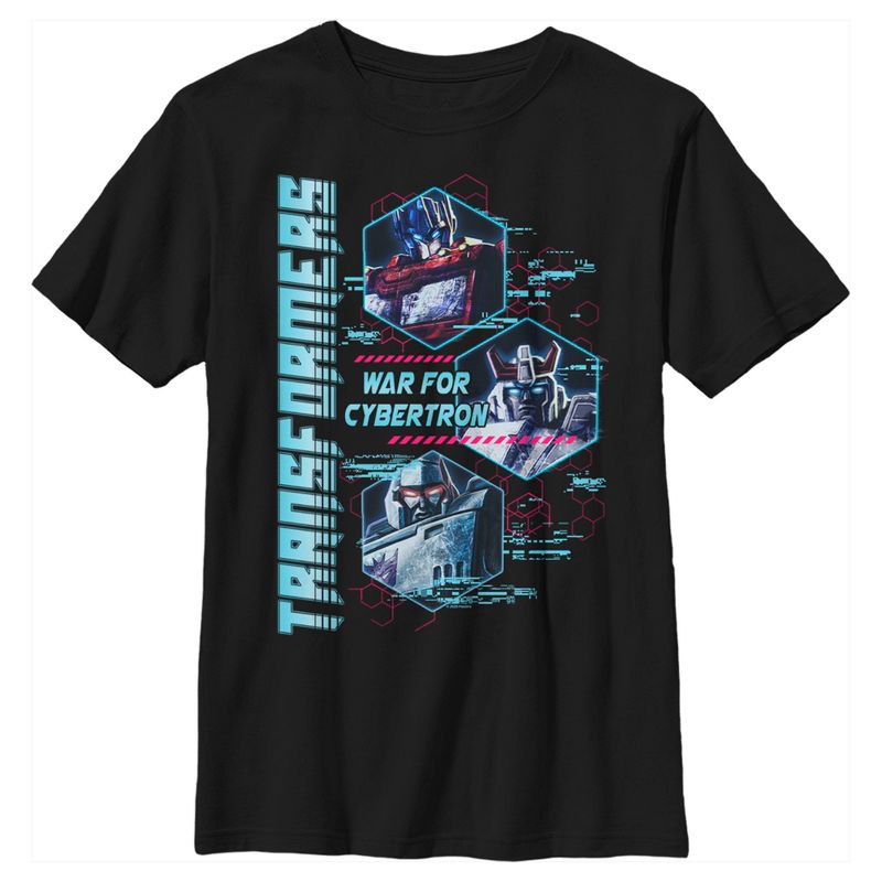 Boy's Transformers War for Cybertron Characters T-Shirt, 1 of 6