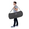 Bear & Bark Large Duffle Bag - Grey 42"x16" - 138L - Extra Large Canvas Military and Army Cargo Style Carryall Duffel for Men and Woman - 3 of 4