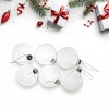 Northlight Transparent Glass Christmas Ball Ornaments - 3.25" (80mm) - Clear - 6ct - 3 of 4