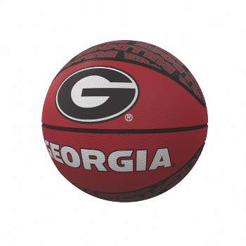 NCAA Georgia Bulldogs Repeating Logo Mini-Size Rubber Basketball