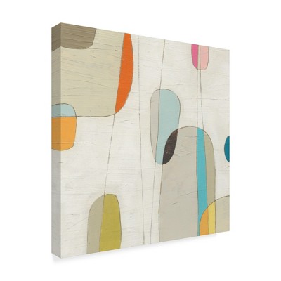 Trademark Fine Art -June Erica Vess 'Molecular Motion Iii' Canvas Art