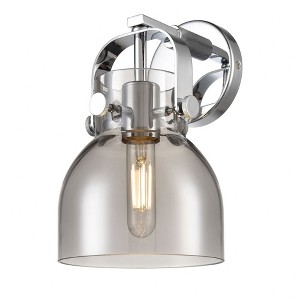 Pilaster II Bell - 1 Light Wall Sconce In Industrial Style-9.75 Inches Tall and 6.5 Inches Wide - 1 of 1