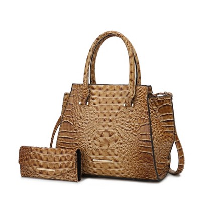 MKF Collection Viridiana Women’s Luxe Croc-Embossed Versatile Tote Bag by Mia K