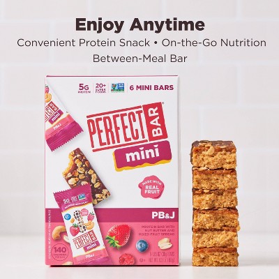 Perfect Bar Gluten-Free PB&J Mini Protein Bars - 6.3oz/6ct