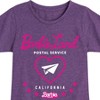 Girls' - Barbie - Barbie Land Postal Service California Fitted Short Sleeve Graphic T-Shirt - 2 of 4
