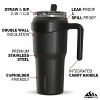 Hydrapeak Roadster 40oz Stainless Steel Tumbler Double Wall Vacuum Insulated Water Bottle With Handle & 2 in 1 Straw Lid - 2 of 4