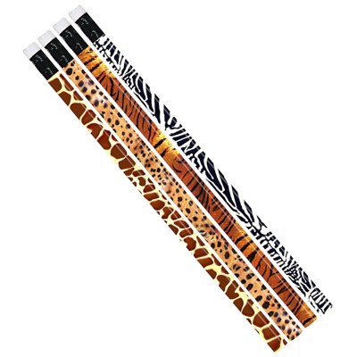 Musgrave Pencil Company Jungle Fever Assortment Pencil, Pack of 12/10 Packs