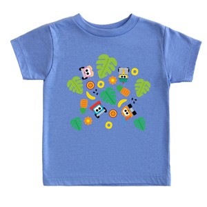 Leo the Truck Palm Leaves  - Toddler Short Sleeve Graphic T-Shirt - 1 of 3