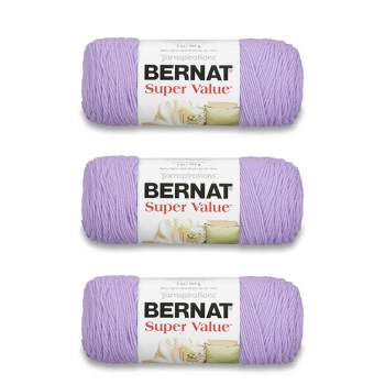 Bernat Softee Cotton Blue Waves Yarn - 3 Pack of 120g/4.25oz - Nylon - 3 DK  (Light) - 254 Yards - Knitting/Crochet