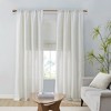 MAYEERTY Linen Blend Light Filtering Curtain Panel Pair(2 Pcs Window Panels) - 2 of 4