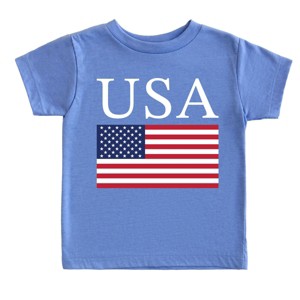 The Juniper Shop USA Flag Solid Toddler Short Sleeve Tee - 1 of 4