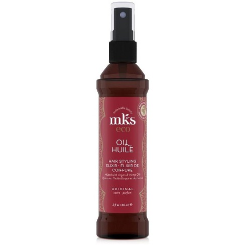 MKS eco Oil Huile Hair Styling Elixir (2 oz, Original Scent) Argan Oil Hair  Serum (formerly Marrakesh Oil)