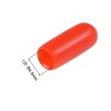 Unique Bargains Rubber Vinyl Round Tube Bolt Thread Protectors End Caps Cover Red 50 Pcs - 3 of 4