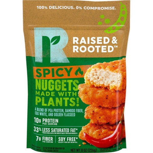 Raised Rooted Alt Protein Frozen Spicy Nuggets 8oz Target