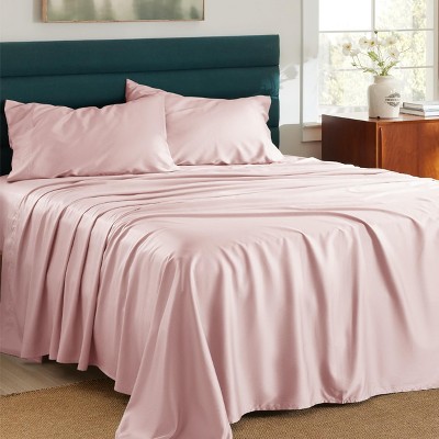 Cooling Sheets - Lyocell Cotton Sheet Set, GentleSoft™, Silky & Breathable Eucalyptus Bed Sheets with Deep Pocket