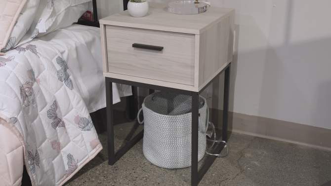 Socalle Nightstand Natural - Signature Design by Ashley, 2 of 8, play video