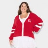 Women's Game Day V-Neck Button-Front Cardigan - Wild Fable™ - 2 of 3