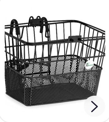 Prosource Wire Bike Basket Black Target