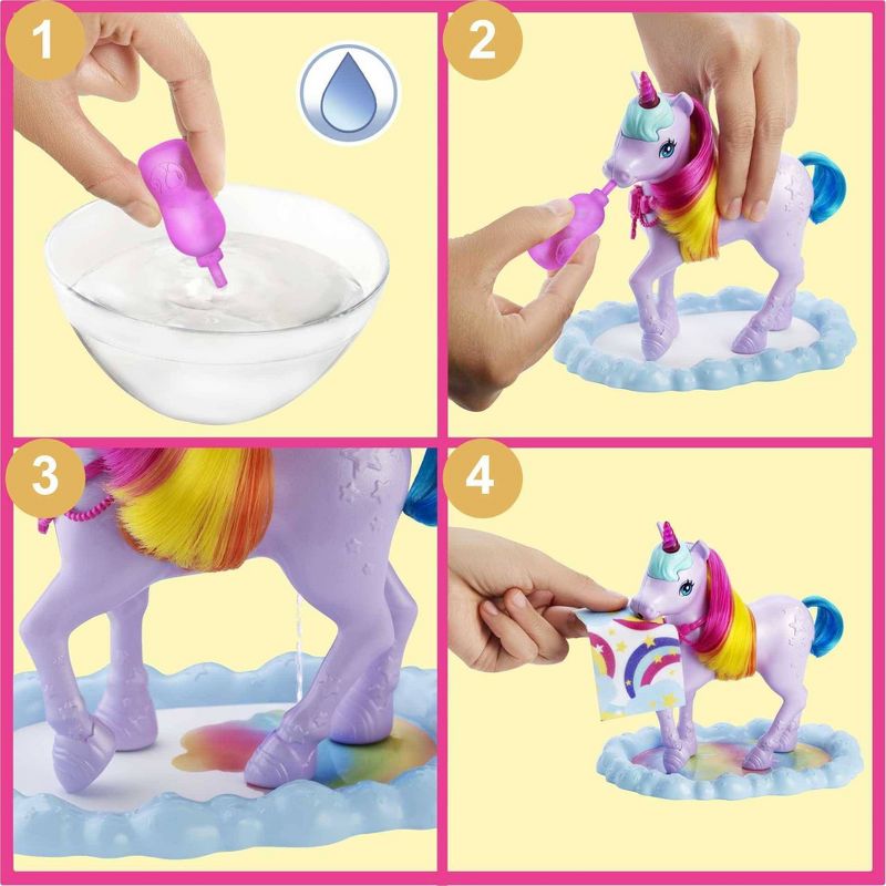 Barbie Rainbow Potty Unicorn Playset, 4 of 8