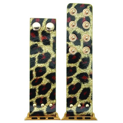 Olivia Pratt Glossy Animal Snap-Button Apple Watch Band