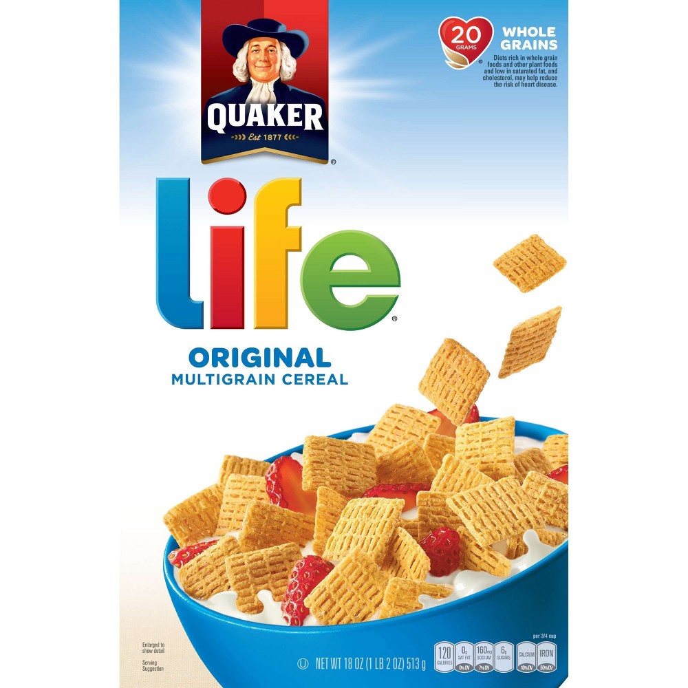 UPC 030000061190 product image for Life Original Multigrain Breakfast Cereal - 18oz - Quaker Oats | upcitemdb.com