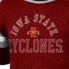 NCAA Iowa State Cyclones Girls' Short Sleeve Striped Shirt - 3 of 3