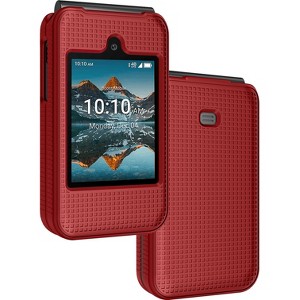 Nakedcellphone Case for Consumer Cellular IRIS EASY Flip Phone / Boost Mobile Summit Flip 4G - Hard Shell Cover - 1 of 4