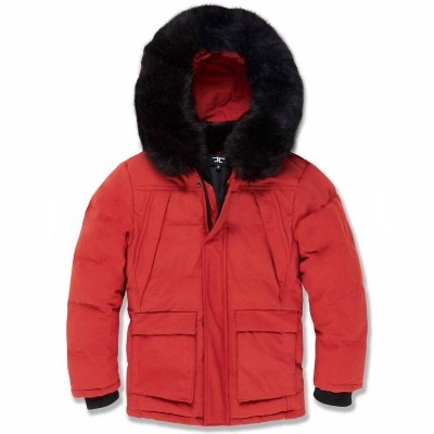 Boy's Kids Bismarck Fur Lined Parka Jacket - JORDAN CRAIG