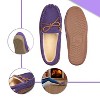 Alpine Swiss Sabine Womens Genuine Suede Shearling Slip On Moccasin Slippers - 4 of 4