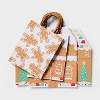 10pk Multi-Size Gingerbread House Christmas Gift Bags Colorful - Spritz™ - 3 of 3