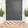 Sunshinecanteen Delilah Chevron Pattern Looped Vinyl Welcome Mat - Society6 - 2 of 4