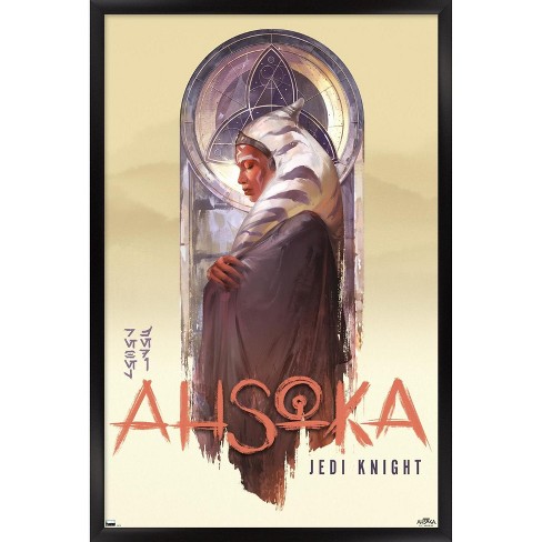 Trends International Star Wars: Ahsoka - Jedi Knight Framed Wall Poster  Prints Black Framed Version 14.725 X 22.375 : Target