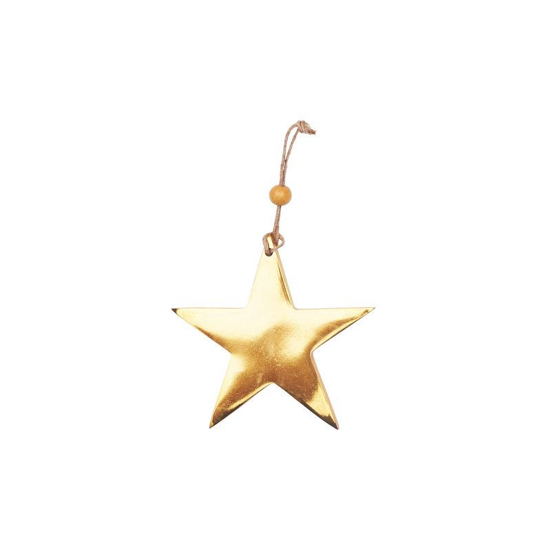 Gallerie II Metal Golden Star Ornament, 1 of 5