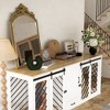 Famapy 81.5"W Multi-Purpose Dog Crate Furniture �?TV Stand & Storage Cabinet - 4 of 4
