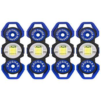 Vaughan 4 Piece Pocket Sized Magnetic Stud Finder and Level