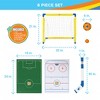 Rising Stars Soccer Goal and Hockey Goal Combo Set for Kids, Includes Mini Soccer Ball, Hockey Ball, and Mini Hockey Stick - 2 of 4