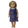 Doll Clothes Superstore Purple Dress Fits 15-16 Inch Baby And Cabbage Patch Kid Dolls - 3 of 4