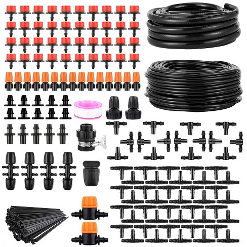 iMountek"Automatic Drip Irrigation Kit for Garden, Greenhouse, Lawn, Patio, Flower Bed, & Plant Watering"Black - image 1 of 4