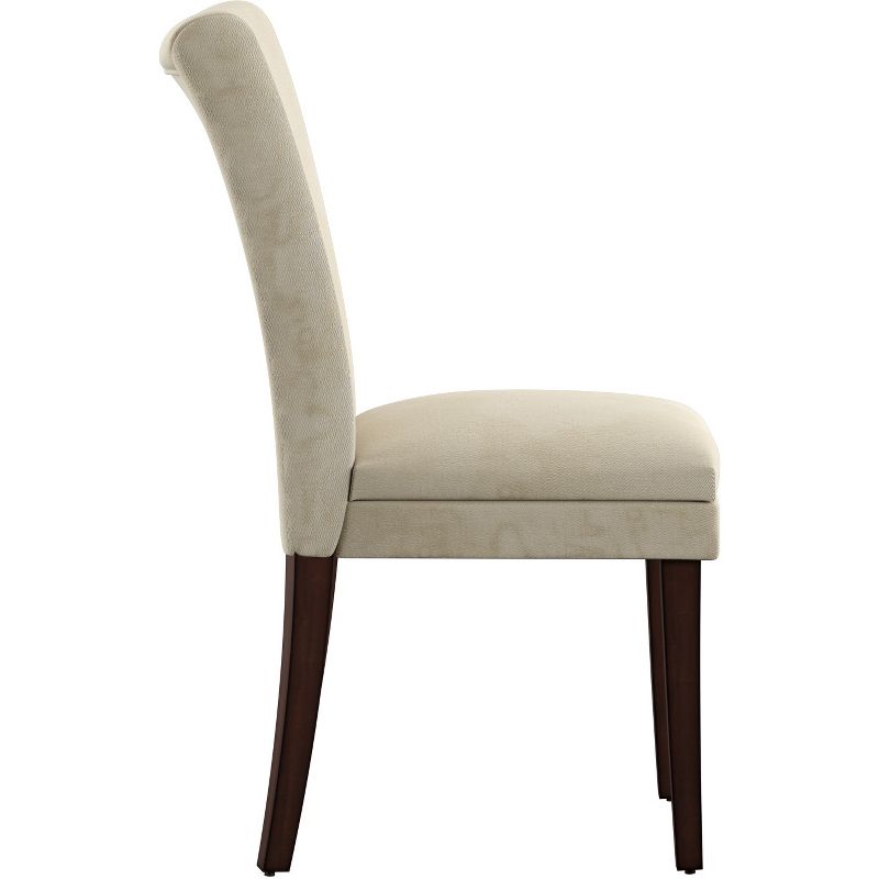 Set of 2 Bryant Upholstered Parsons Dining Chairs Light Brown - Inspire Q, 4 of 9